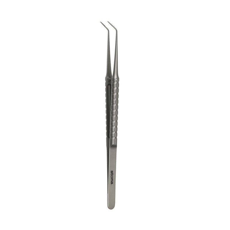 Pinzetta chirurgica atraumatica curva 17 cm, 0.6 mm - ST-14063.17